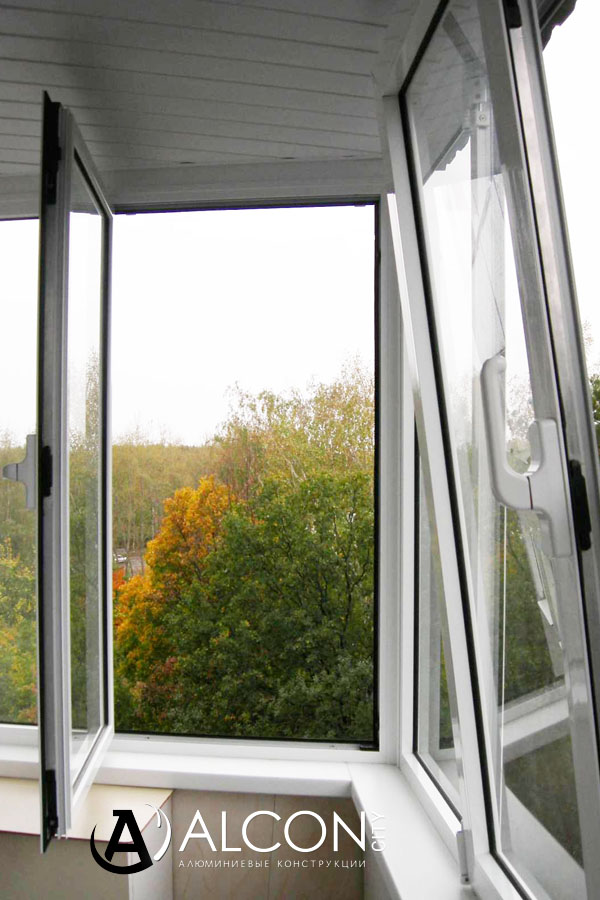 Поворотно-откидные алюминиевые окна в Саранске