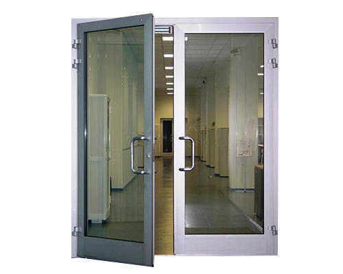Маятниковые алюминиевые двери в Саранске