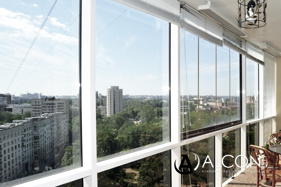 Панорамное остекление балконов в Саранске